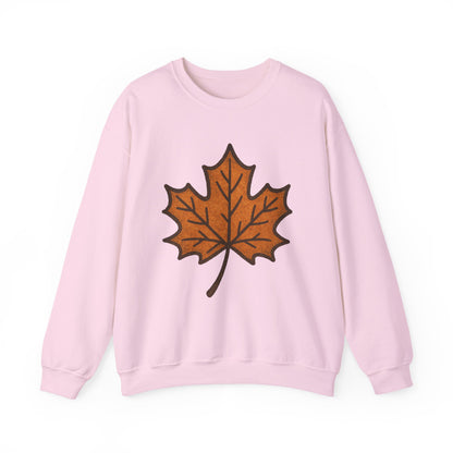 Autumn Leaf Sweatshirt | Unisex Cozy Crewneck | Fall Fashion, Thanksgiving Gift, Seasonal Style, Layering Essential