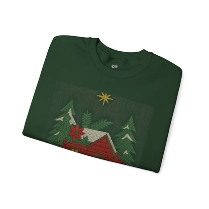 Cozy Holiday Sweatshirt - Island Noel Design, Unisex Christmas Crewneck, Winter Apparel, Gift for Him/Her, Seasonal Fashion