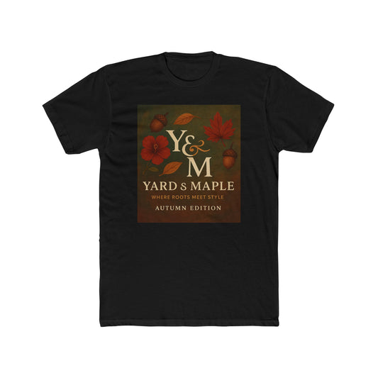 Autumn Vibes Tee, Fall Fashion, Unisex Tee, Seasonal Style, Yard & Maple Edition, Cozy Tee for All Occasions