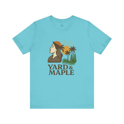 Yard & Maple Graphic Tee, Nature Inspired Unisex Shirt, Outdoor Lover Gift, Summer Vibes, Casual Wear, Vacation Essentials