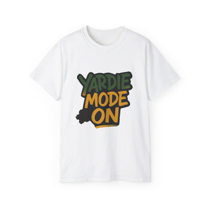 Yardie Mode Unisex Cotton Tee, Fun Graphic T-Shirt, Casual Wear, Gift for Caribbean Lovers, Summer Vibes
