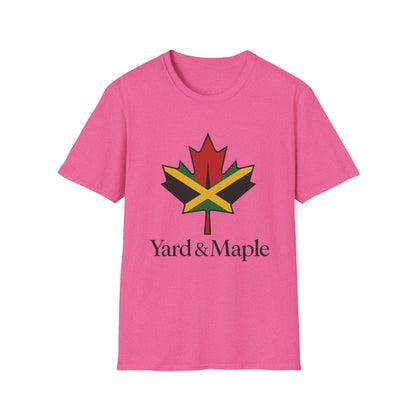Yard & Maple Unisex Softstyle T-Shirt, Casual Summer Tee, Jamaican Theme Shirt, Cool Graphic Top, Gift for Nature Lovers