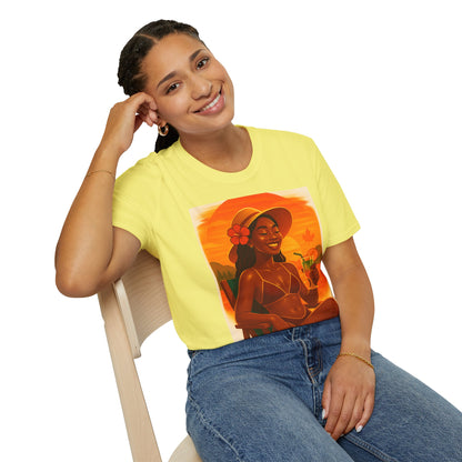 Tropical Vibes T-Shirt, Summer Graphic Tee, Vacation Outfit, Beachwear, Casual Wear, Gift for Her