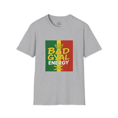 Rasta Vibes T-Shirt | Bad Gyal Energy | Unisex Graphic Tee, Casual Wear, Festival Apparel, Gift for Him/Her, Summer Style