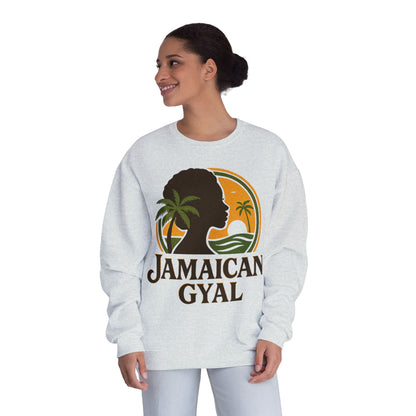 Jamaican Gyal Unisex Sweatshirt, Cozy Crewneck, Gift for Her, Summer Vibes, Casual Fashion Statement