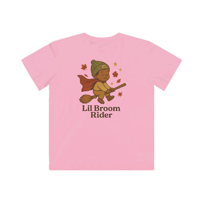 Kids Halloween T-Shirt, Lil Broom Rider Tee, Cute Fall Shirt, Kids Costume Tee, Wizard Outfit, Fun Halloween Apparel