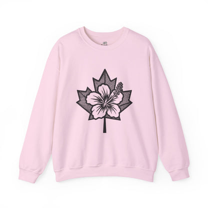 Hibiscus Maple Crewneck Sweatshirt