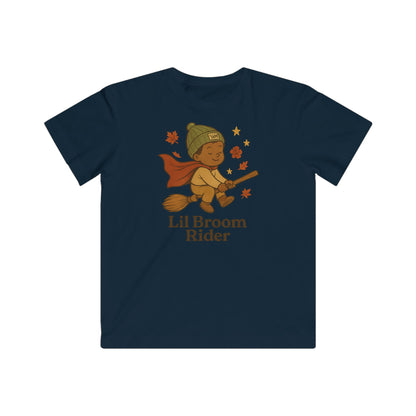 Kids Halloween T-Shirt, Lil Broom Rider Tee, Cute Fall Shirt, Kids Costume Tee, Wizard Outfit, Fun Halloween Apparel