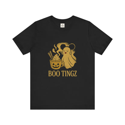 Spooky Ghost 'Boo Tingz' Tee for Halloween Fun