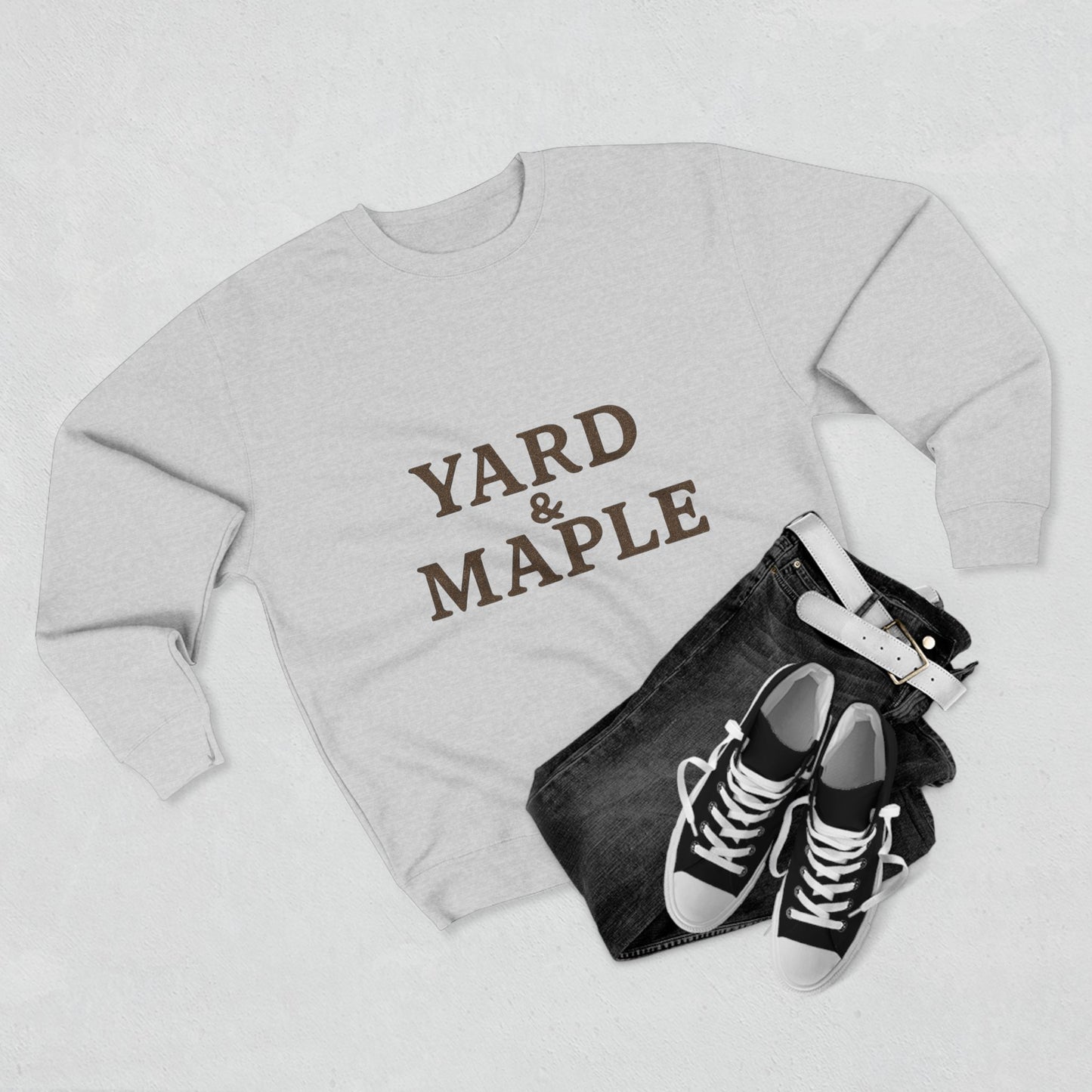 Cozy Yard & Maple Sweatshirt | Unisex Crewneck Style, Perfect for Fall, Thanksgiving, Casual Wear, Gift Idea