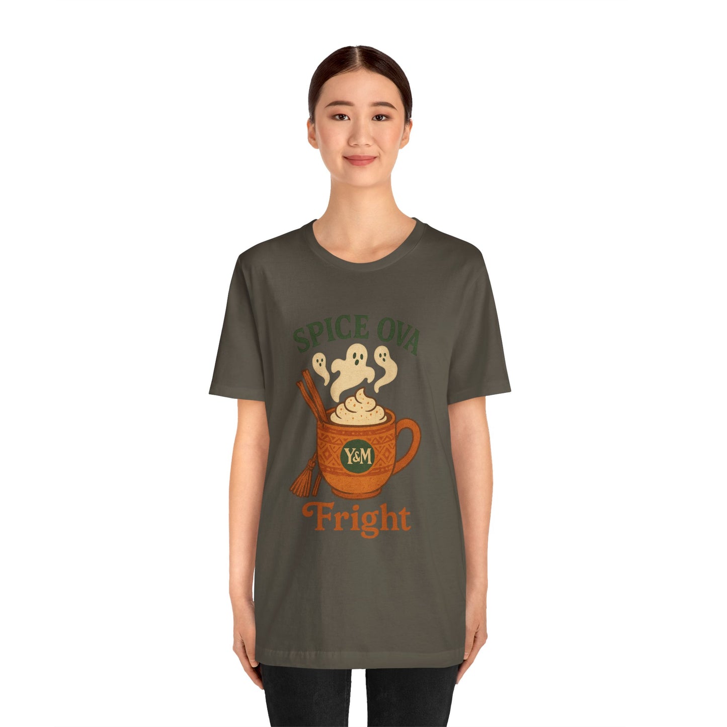 Spice Ova Fright Unisex Short Sleeve Tee | Cozy Halloween T-Shirt, Fall Celebration, Pumpkin Spice Vibes, Gift for Pumpkin Lovers, Fun [...]