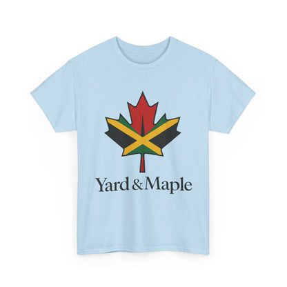 Yard & Maple Unisex Heavy Cotton Tee | Jamaican Pride, Canada Love, Streetwear, Gift for Him/Her, Summer Vibes
