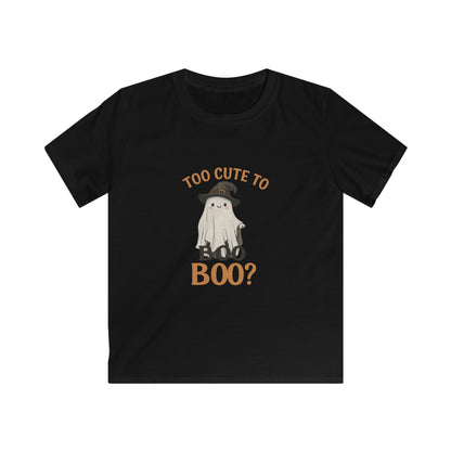 Kids Halloween T-Shirt, Adorable Ghost Tee, Trick or Treat Apparel, Cute Spooky Shirt, October Birthday Gift, Boys Girls Clothing