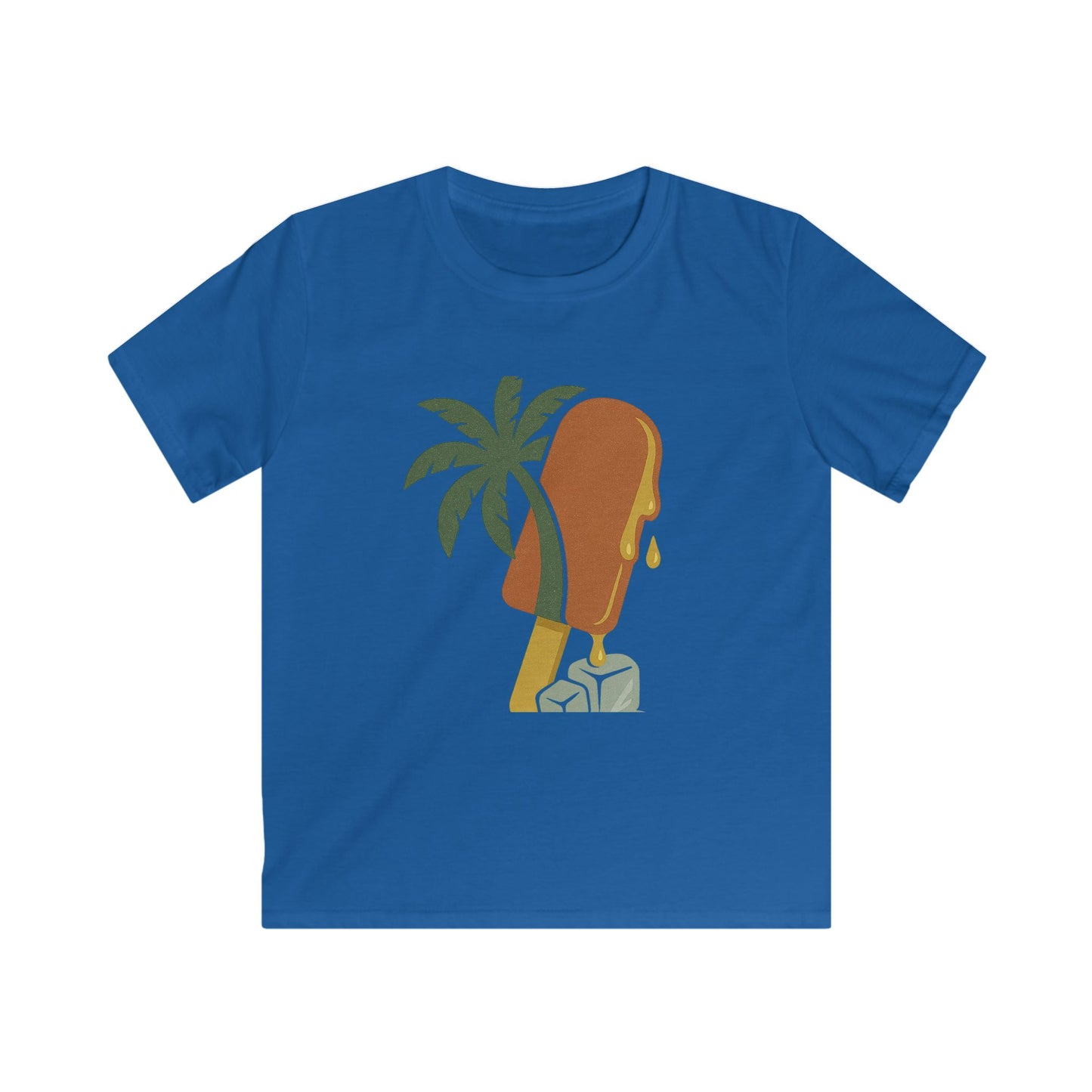 Tropical Kids Tee, Summer Vibe, Beach Wear, Fun Gift for Kids, Kids Softstyle Tee, Cute Graphic Shirt
