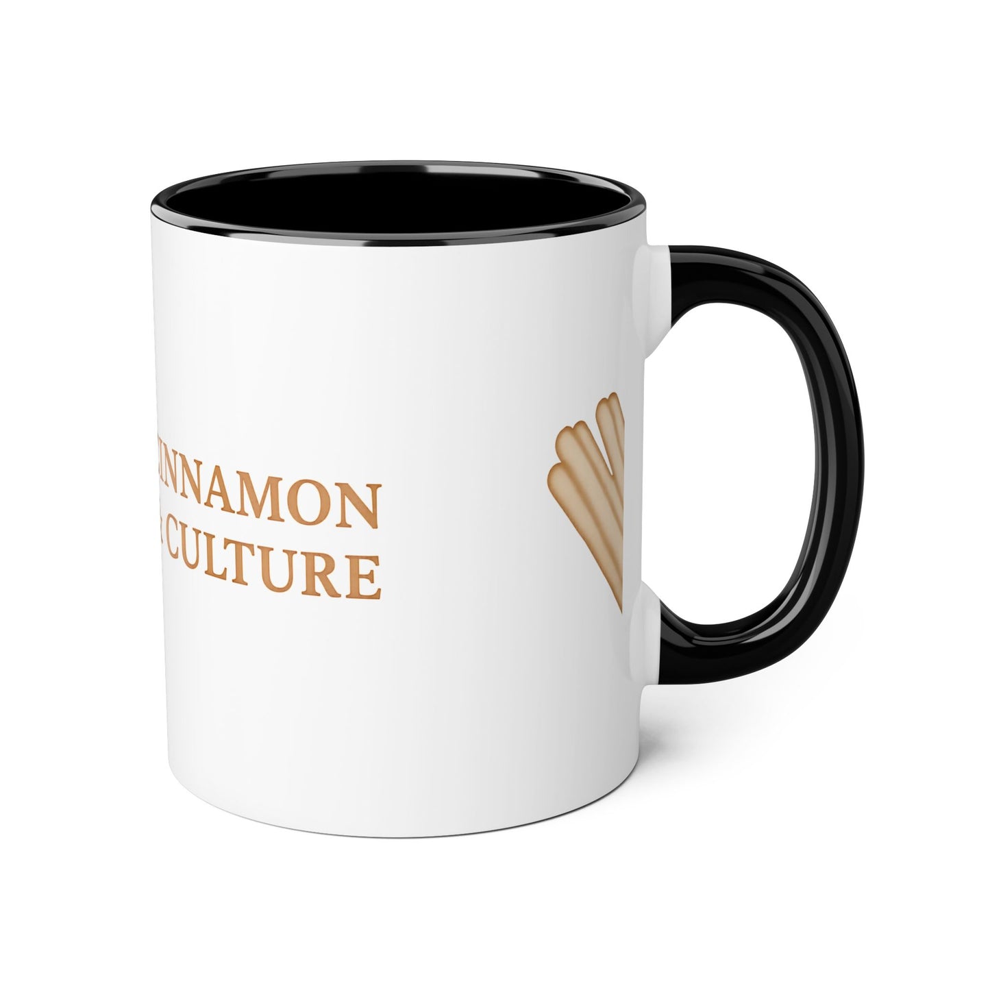 Cinnamon & Culture Accent Mug, Cozy Coffee Cup, 11oz Gift for Tea Lovers, Kitchen Decor, Warm Drink Mug, Unique Beverageware