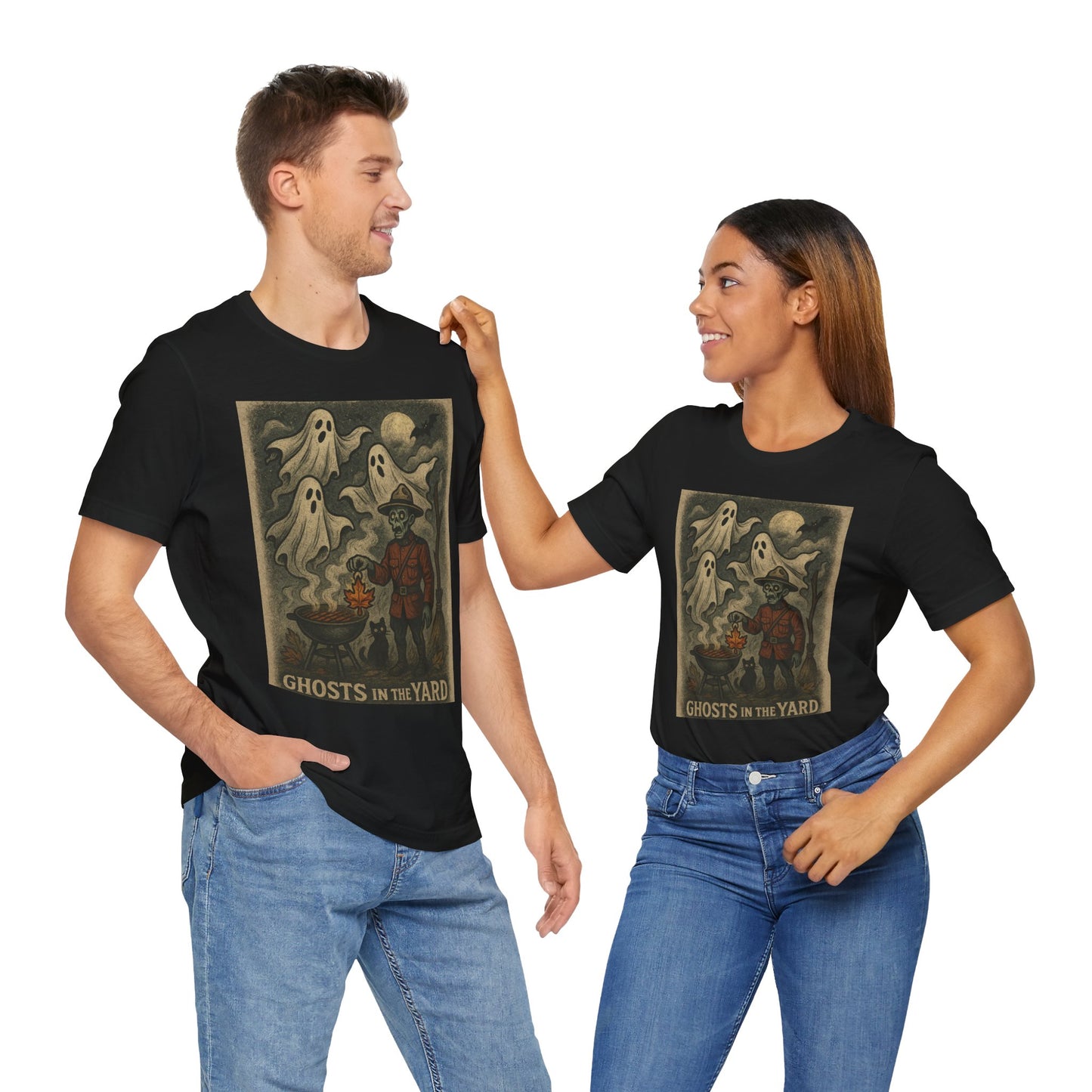 Ghosts in the Yard Tee, Unisex Short Sleeve Tee, Spooky Halloween Shirt, Ghost Graphic T-Shirt, Fun Casual Wear, Unique Gift Idea, [...]