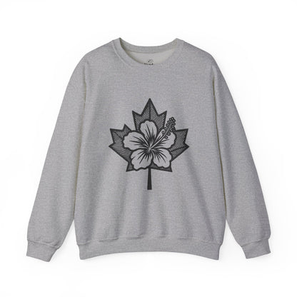 Hibiscus Maple Crewneck Sweatshirt