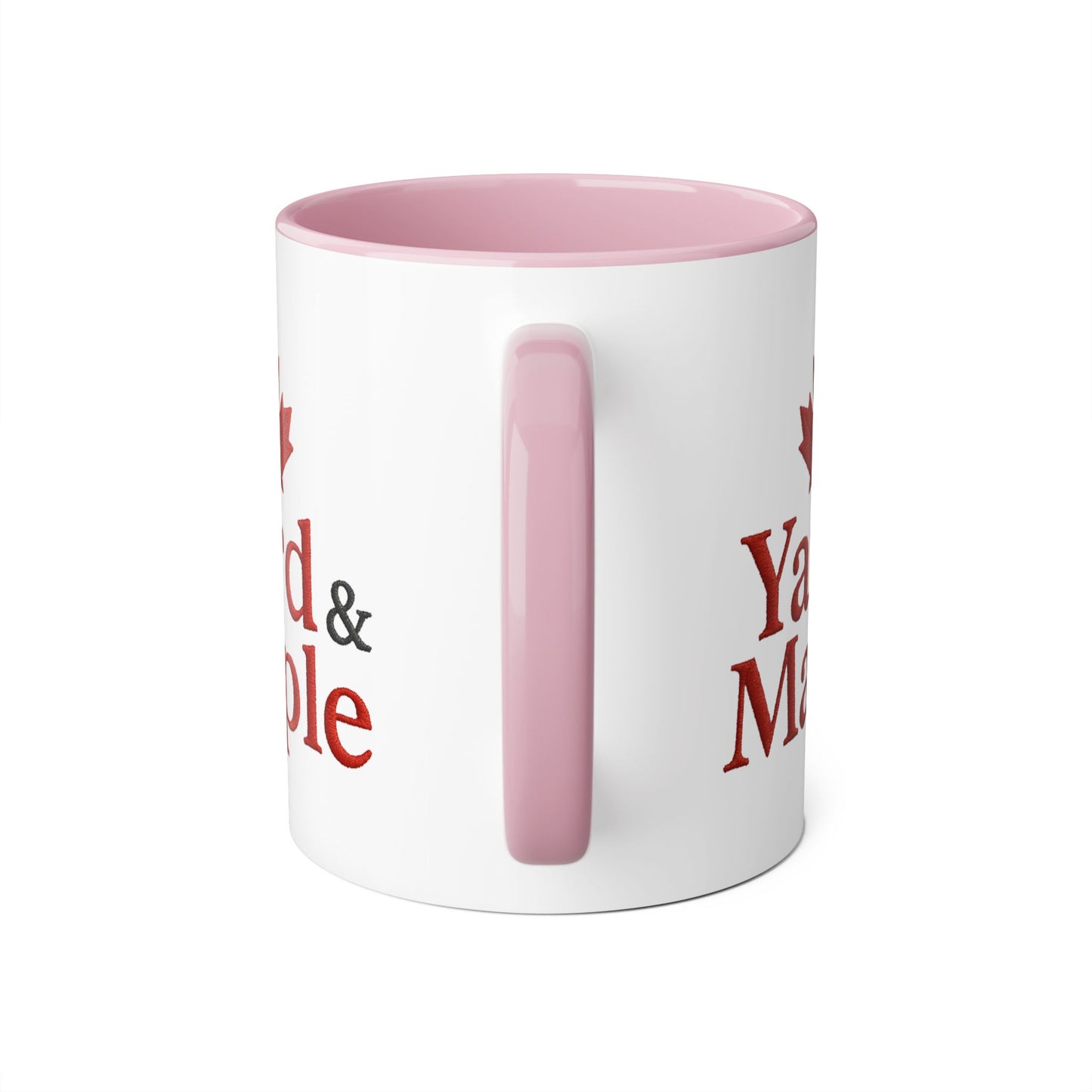 Maple Leaf Accent Mug, Cozy Coffee Cup for Fall, Unique Gift for Thanksgiving, Perfect for Canadians, Seasonal Drinkware