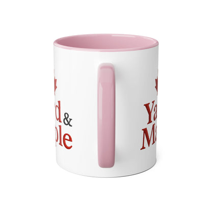 Maple Leaf Accent Mug, Cozy Coffee Cup for Fall, Unique Gift for Thanksgiving, Perfect for Canadians, Seasonal Drinkware