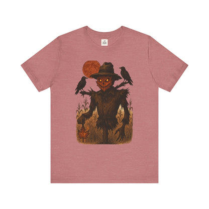 Spooky Scarecrow Graphic Tee | Unisex Halloween Shirt, Fall Fashion, Halloween Costume Tee, Scary Tee, Gift for Horror Lovers
