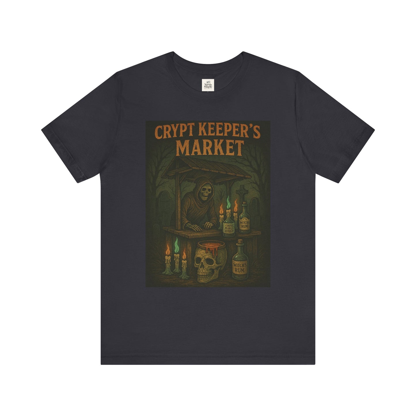 Crypt Keeper's Market Tee, Unisex Halloween Shirt, Spooky Graphic T-Shirt, Perfect for Horror Fans, Alternative Summer Clothing, [...]