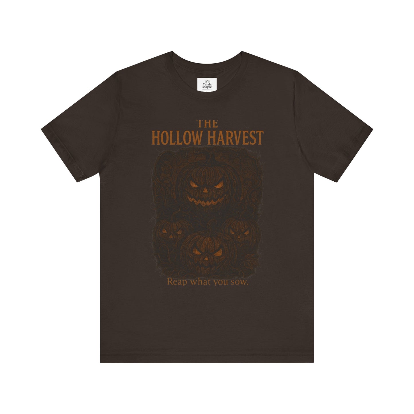 Halloween Themed Unisex Jersey Tee, Spooky Pumpkin Shirt, Fall Fashion Tee, Harvest Festival Shirt, Halloween Gift Idea