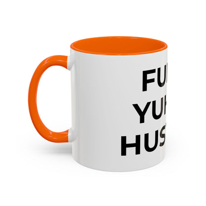 Motivational Coffee Mug - Fuel Yuh Hustle, Inspirational Drinkware, Office Mug, Gift for Entrepreneurs, Unique Coffee Cup