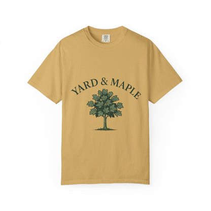 Yard & Maple Garment-Dyed T-Shirt for Nature Lovers, Comfortable Unisex Tee, Perfect for Casual Outings, Gifts for Tree Enthusiasts, [...]