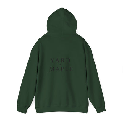 Maple & Hibiscus Hoodie — Yard & Maple Logo Cozy Pullover