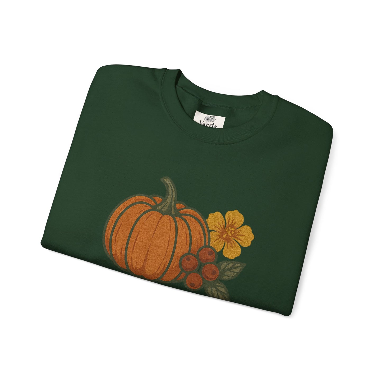 Pumpkin & Pimento Crewneck Sweatshirt, Cozy Fall Sweatshirt, Unisex Autumn Apparel, Thanksgiving Gift, Seasonal Fashion