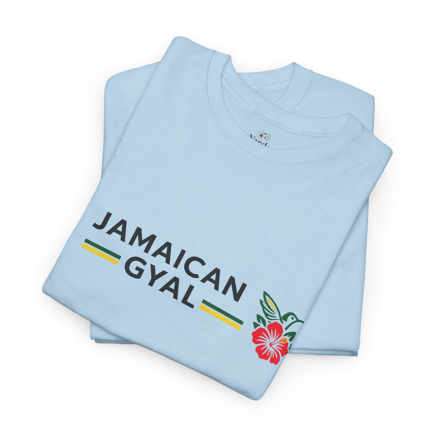 Jamaican Gyal Floral Tee - Caribbean Pride Graphic T-Shirt
