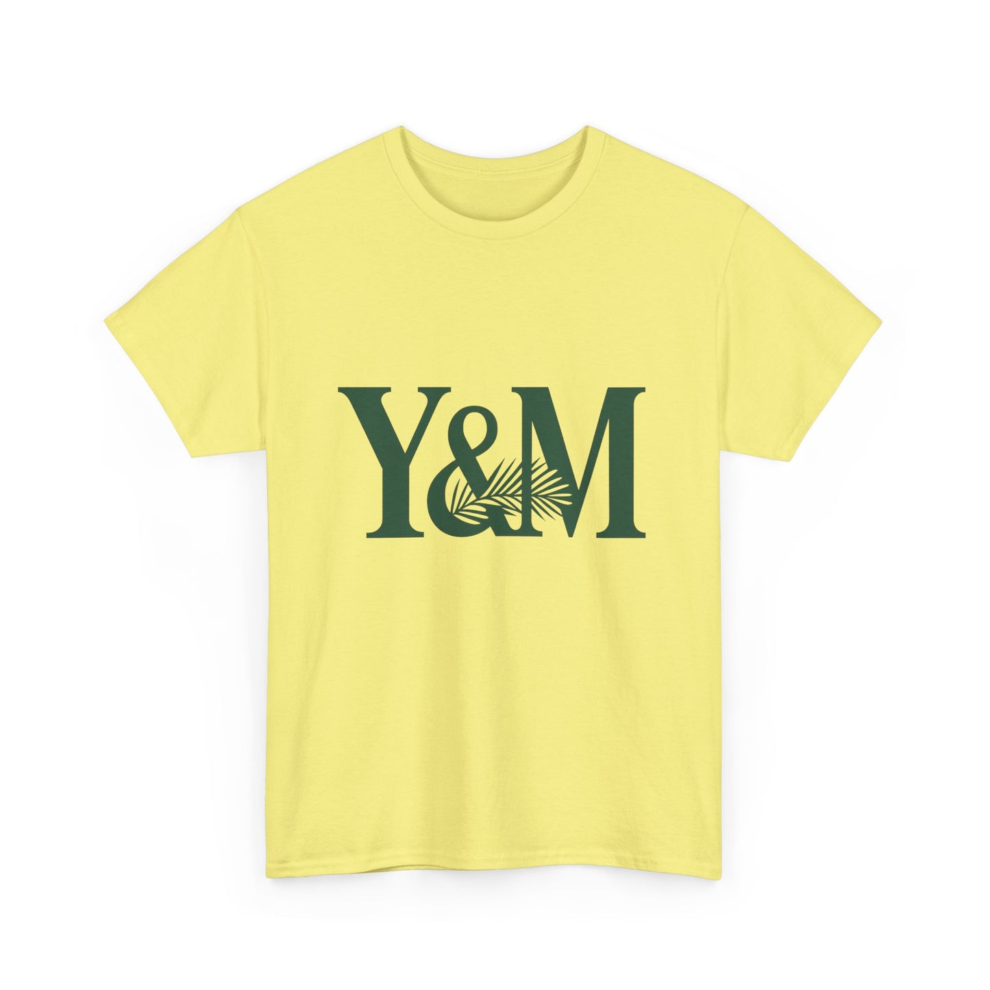 Unisex Heavy Cotton Tee with Y&M Design - Trendy Casual Wear, Gift for Friends, Comfortable Streetwear, Perfect for Any Occasion, [...]