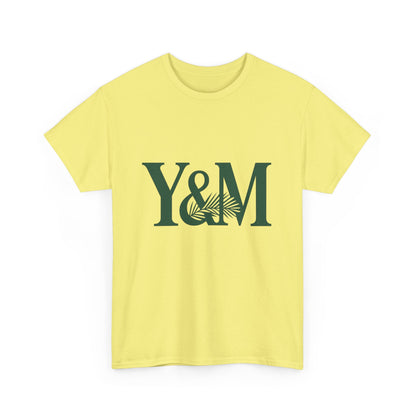 Unisex Heavy Cotton Tee with Y&M Design - Trendy Casual Wear, Gift for Friends, Comfortable Streetwear, Perfect for Any Occasion, [...]