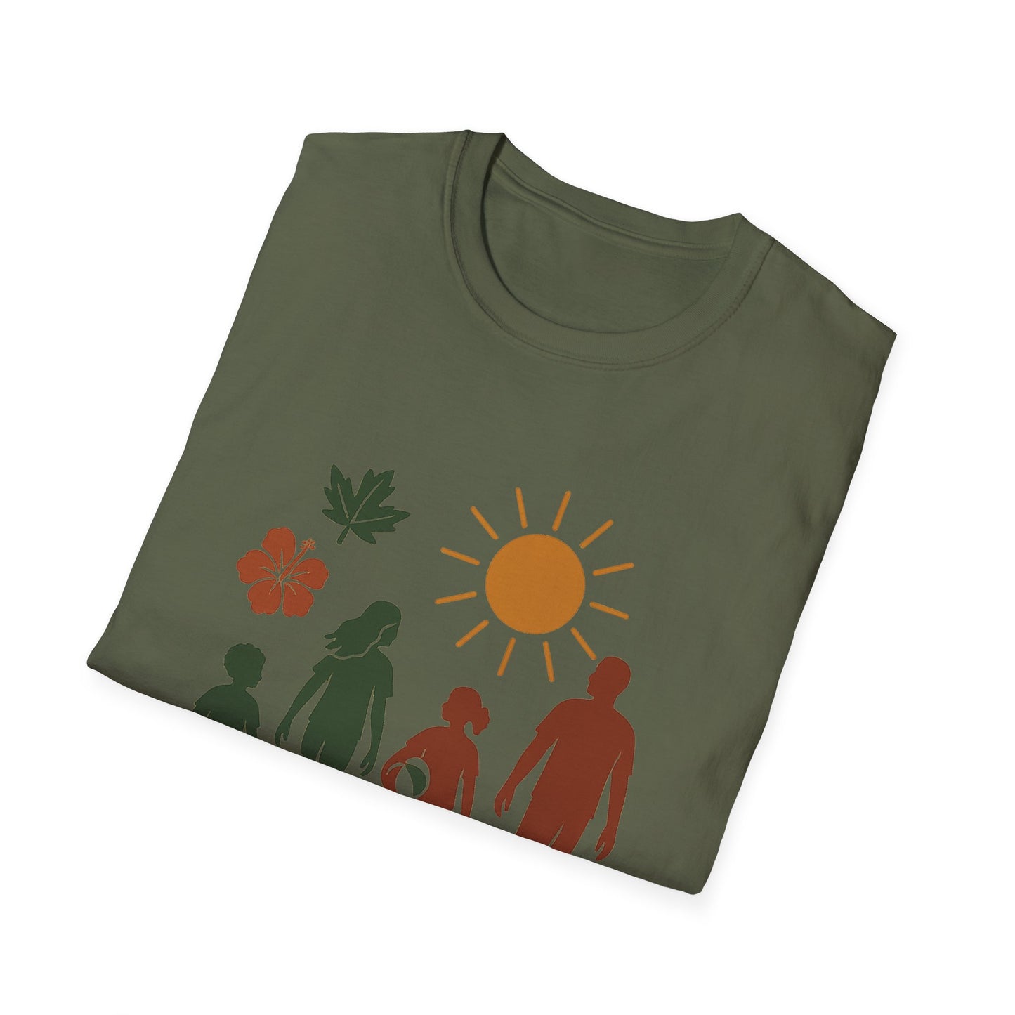 Family Beach Day Unisex T-Shirt, Summer Tee, Vacation Shirt, Outdoor Fun Top, Gift for Dad, Mom, Kids