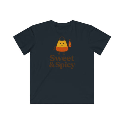 Sweet & Spicy Kids Tee - Fun Halloween T-Shirt, Cute Gift for Kids, Fall Apparel, Seasonal Wear, Trick or Treat Top