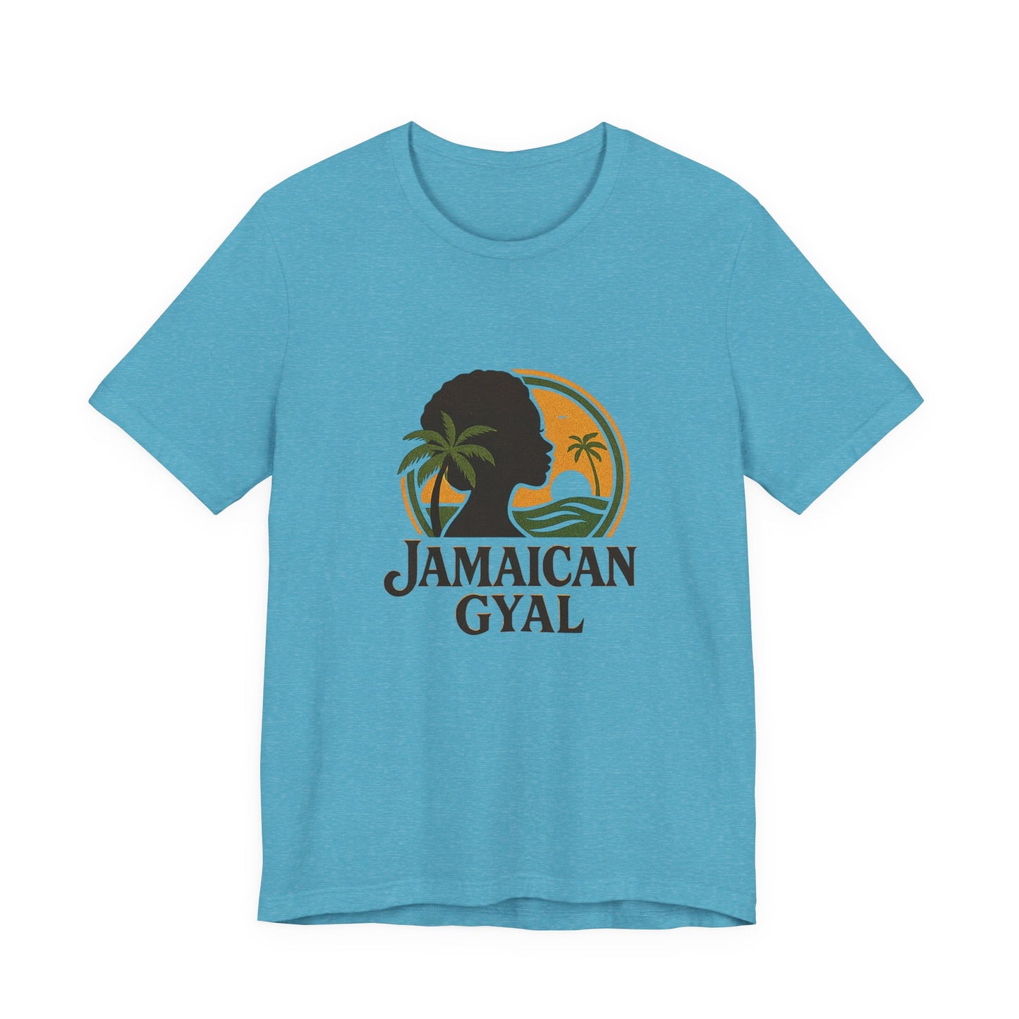 Jamaican Gyal Tee, Caribbean Vibe T-Shirt, Unisex Summer Shirt, Gift for Her, Tropical Style Apparel