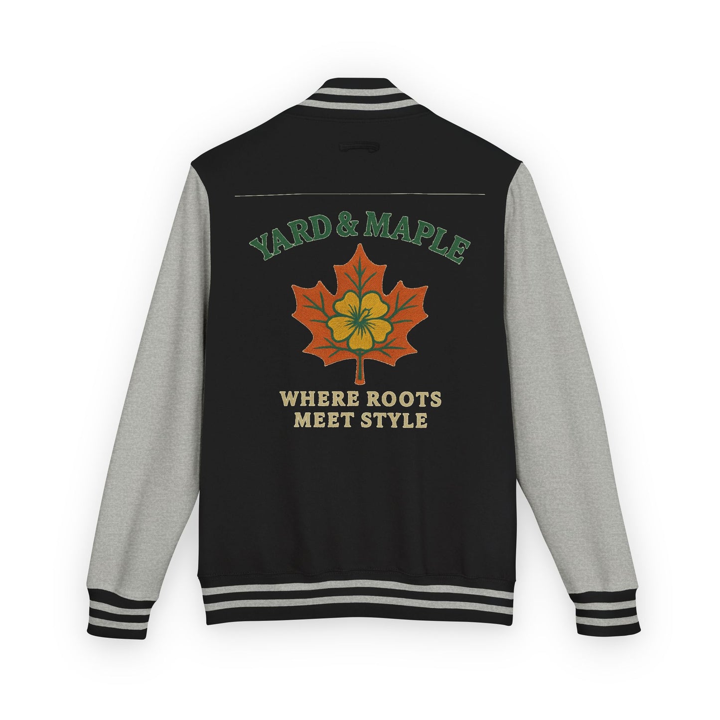 Unisex Heavyweight Letterman Jacket with Oak Leaf Design, Stylish Sports Jacket, Gift for College Students, Casual Attire, Fall [...]