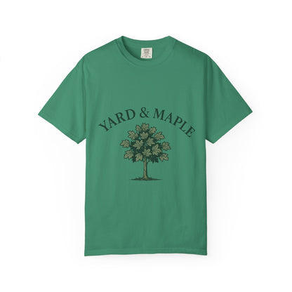 Yard & Maple Garment-Dyed T-Shirt for Nature Lovers, Comfortable Unisex Tee, Perfect for Casual Outings, Gifts for Tree Enthusiasts, [...]