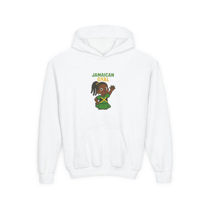 Jamaican Gyal Youth Hoodie, Comfortable Sweatshirt for Kids, Perfect Gift for Birthdays, Holidays, Dance Events, and Celebrations