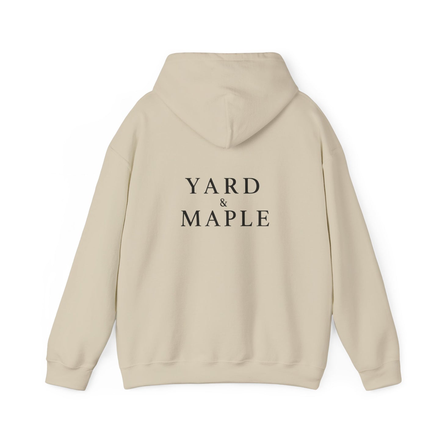 Maple & Hibiscus Hoodie — Yard & Maple Logo Cozy Pullover