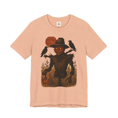 Spooky Scarecrow Graphic Tee | Unisex Halloween Shirt, Fall Fashion, Halloween Costume Tee, Scary Tee, Gift for Horror Lovers