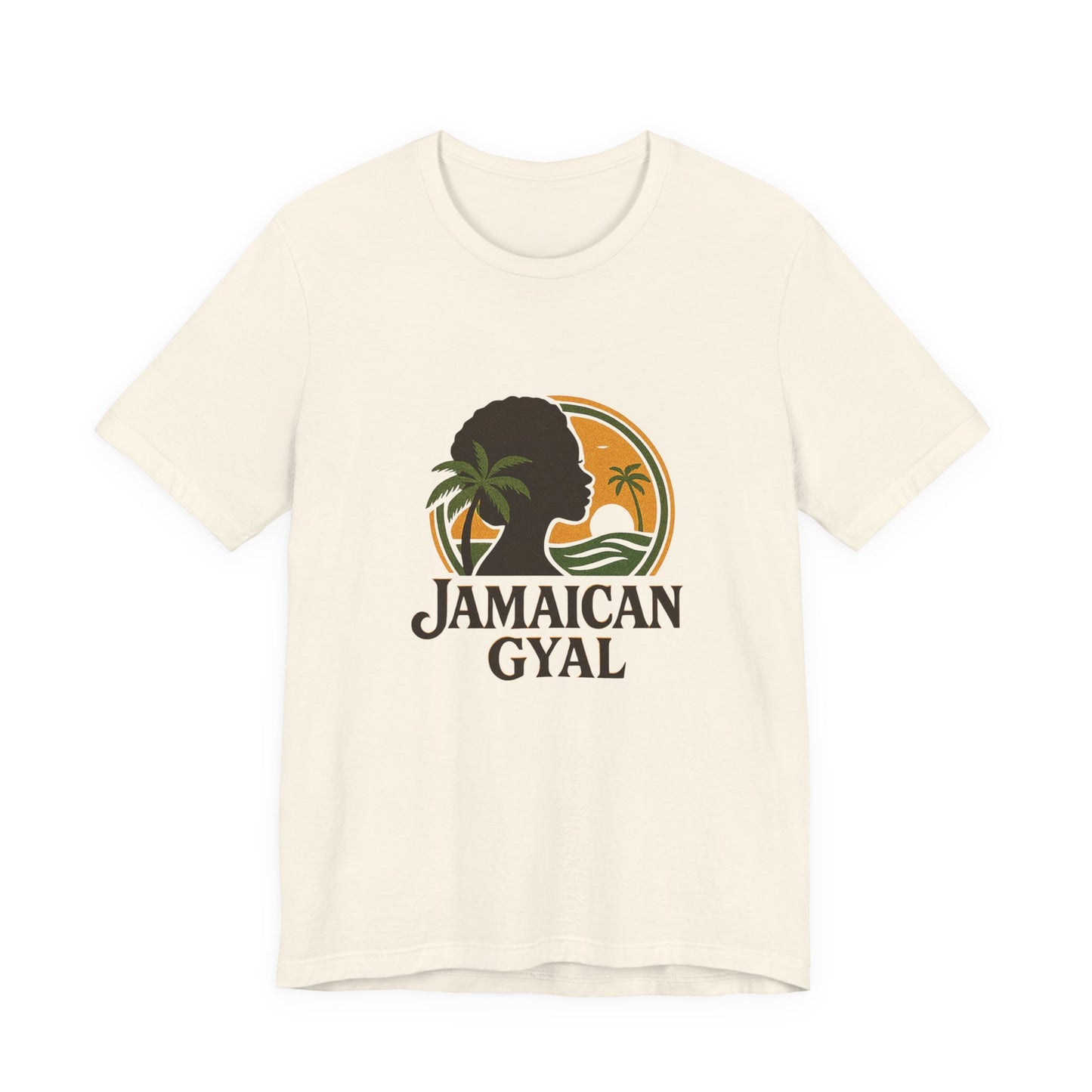 Jamaican Gyal Tee, Caribbean Vibe T-Shirt, Unisex Summer Shirt, Gift for Her, Tropical Style Apparel