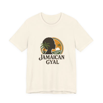 Jamaican Gyal Tee, Caribbean Vibe T-Shirt, Unisex Summer Shirt, Gift for Her, Tropical Style Apparel
