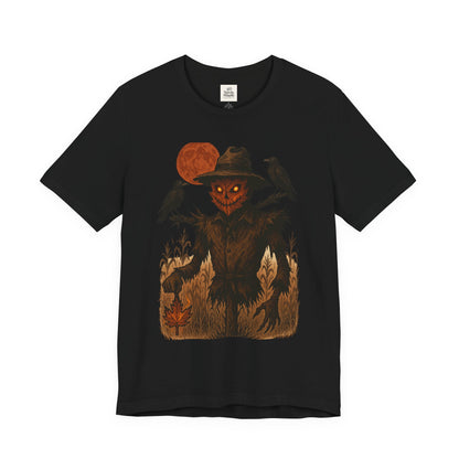 Spooky Scarecrow Graphic Tee | Unisex Halloween Shirt, Fall Fashion, Halloween Costume Tee, Scary Tee, Gift for Horror Lovers