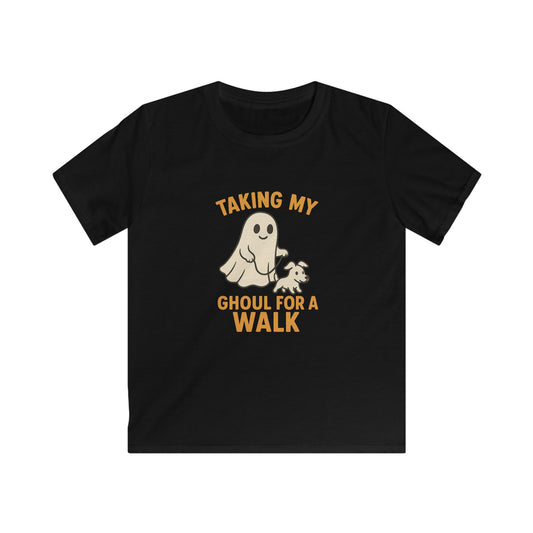 Kids Ghostly Ghoul Tee - Taking My Ghoul for a Walk, Halloween T-Shirt, Fun Kids Apparel, Cute Gift for Boys and Girls, Spooky Season, [...]