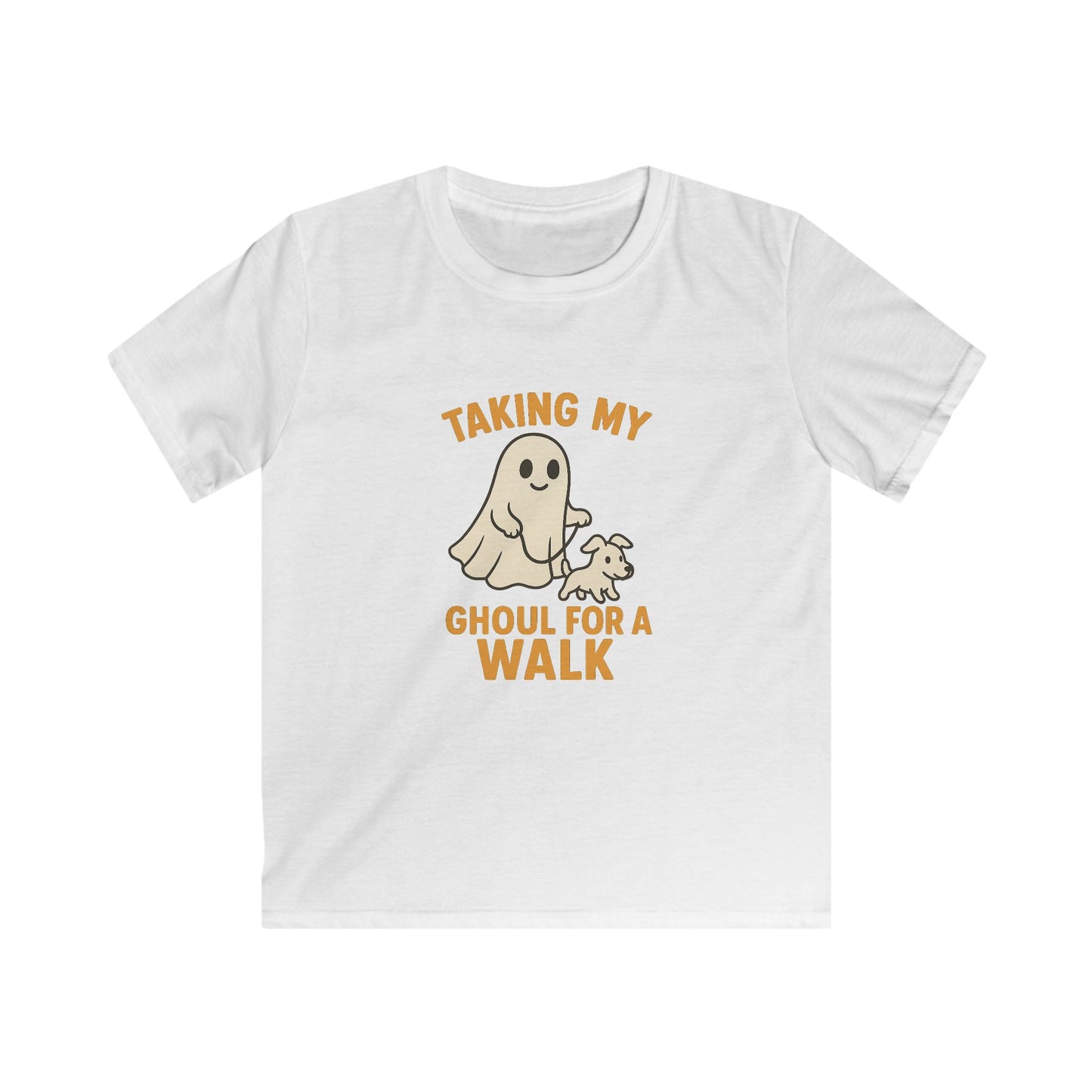 Kids Ghostly Ghoul Tee - Taking My Ghoul for a Walk, Halloween T-Shirt, Fun Kids Apparel, Cute Gift for Boys and Girls, Spooky Season, [...]
