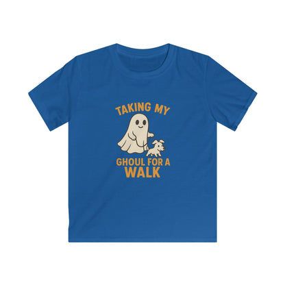 Kids Ghostly Ghoul Tee - Taking My Ghoul for a Walk, Halloween T-Shirt, Fun Kids Apparel, Cute Gift for Boys and Girls, Spooky Season, [...]