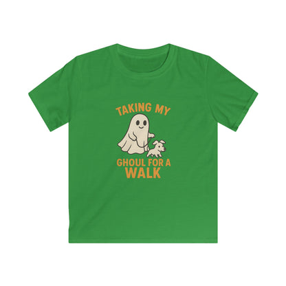 Kids Ghostly Ghoul Tee - Taking My Ghoul for a Walk, Halloween T-Shirt, Fun Kids Apparel, Cute Gift for Boys and Girls, Spooky Season, [...]