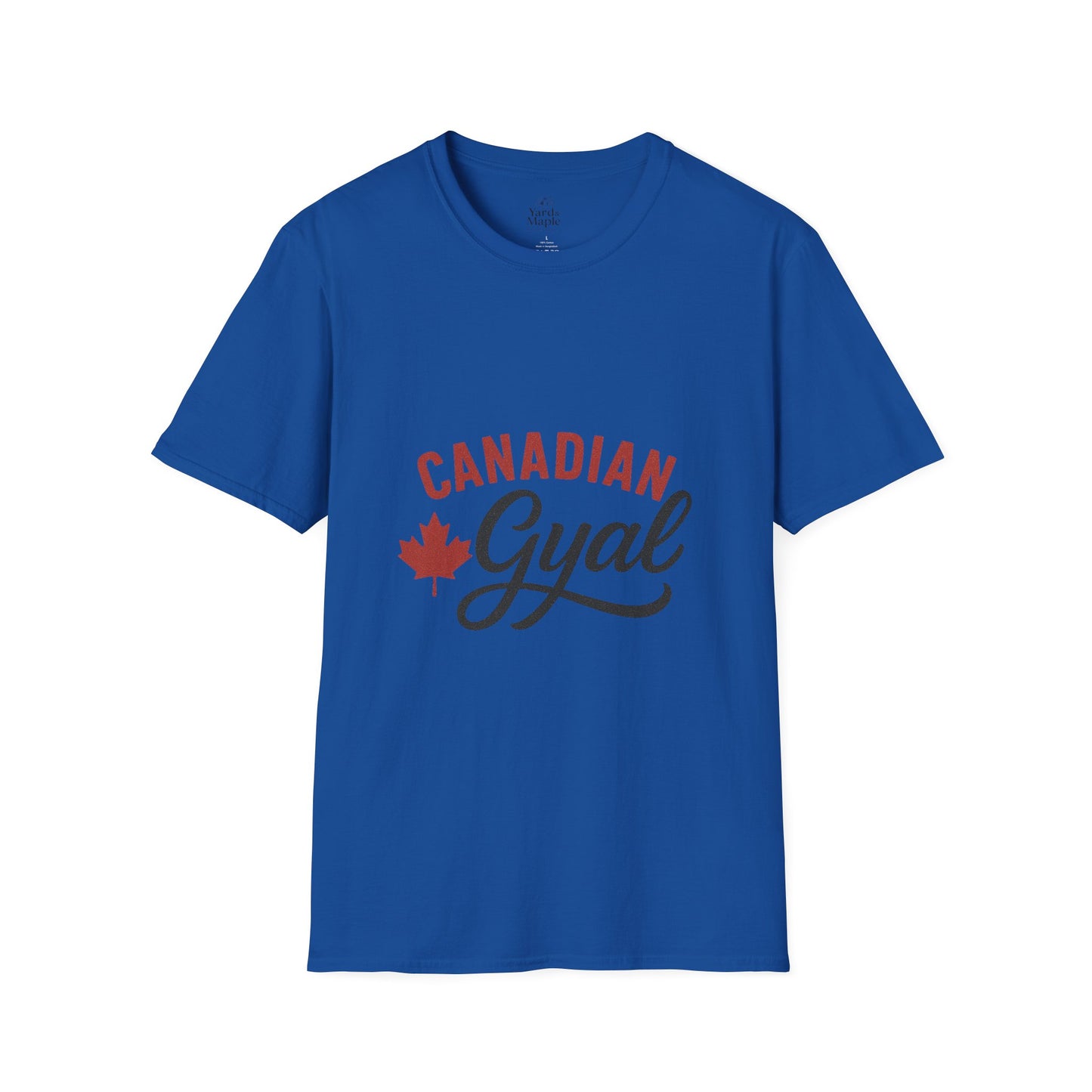 Canada Pride T-Shirt, Canadian Gyal Graphic Tee, Unisex T-Shirt for Her, Canada Day Gift, Maple Leaf Apparel