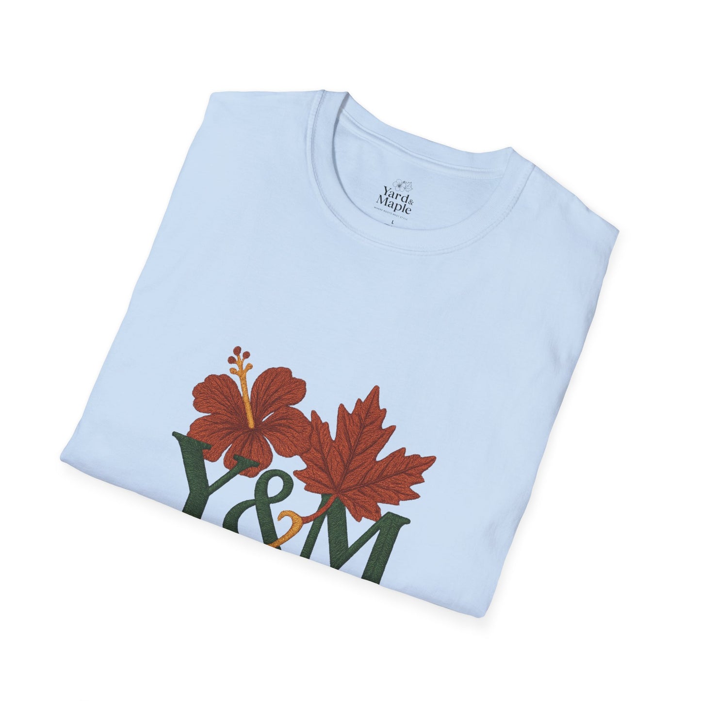 Yard & Maple Floral Unisex T-Shirt, Casual Tee, Nature Lover Gift, Spring Fashion, Graphic Shirt, Eco-Friendly Apparel